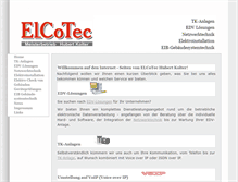 Tablet Screenshot of elcotel.ru